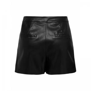 ONLSANDY FAUX LEATHER SHORTS O 177911 Black