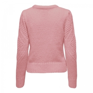 ONLALICIA LIFE LS DETAIL ONECK 222912 Pink Lad