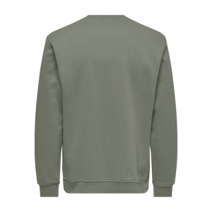 ONSCONNOR REG CREW NECK SWEAT 262142 Castor G