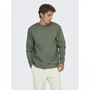 ONSCONNOR REG CREW NECK SWEAT 262142 Castor G