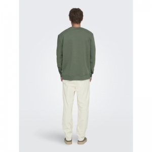 ONSCONNOR REG CREW NECK SWEAT 262142 Castor G