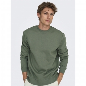 ONSCONNOR REG CREW NECK SWEAT 262142 Castor G