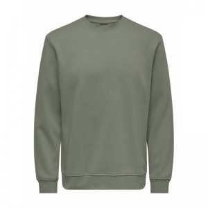 ONSCONNOR REG CREW NECK SWEAT 262142 Castor G