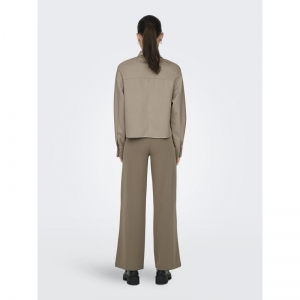 ONLJOLINE FAUX SUEDE SHIRT LIF 278275 Mocha Me