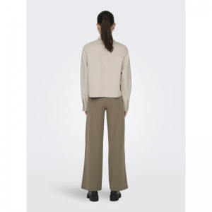 ONLJOLINE FAUX SUEDE SHIRT LIF 201511 Moonbeam