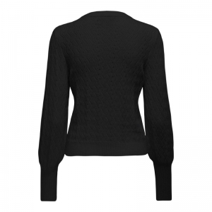 ONLKATIA LS STRUC PUFF ONECK C 177911 Black
