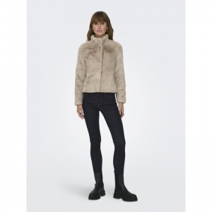 ONLNEWVIDA LIFE FAUX FUR JACKE 183019 Humus