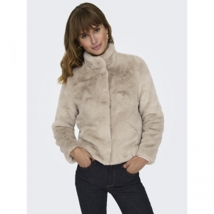 ONLNEWVIDA LIFE FAUX FUR JACKE 183019 Humus
