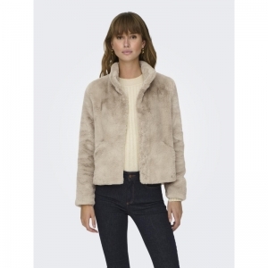 ONLNEWVIDA LIFE FAUX FUR JACKE 183019 Humus