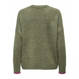 ONLAMOUR LS ONECK CS KNT 297352001 Loden