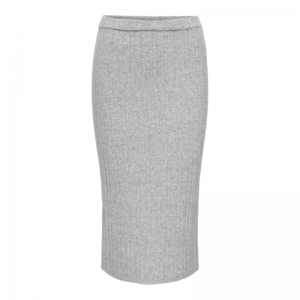 ONLJEANETT LIFE MIDI RIB SKIRT 179073 Light Gr