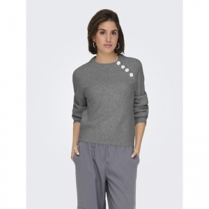 ONLLAUREN LIFE LS O-NECK BUTTO 179075 Medium G