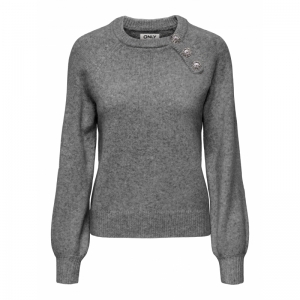 ONLLAUREN LIFE LS O-NECK BUTTO 179075 Medium G