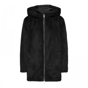 ONLFAITH REVERSIBLE FUR COAT C 177911003 Black