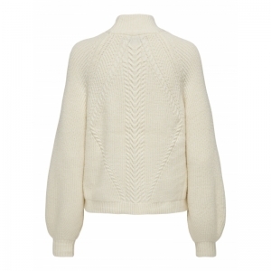 ONLKATIA LS DETAIL HIGHNECK KN 196844001 White