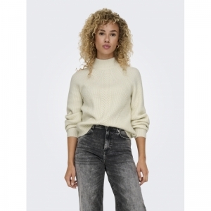 ONLKATIA LS DETAIL HIGHNECK KN 196844001 White