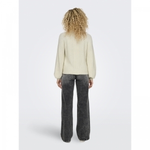 ONLKATIA LS DETAIL HIGHNECK KN 196844001 White