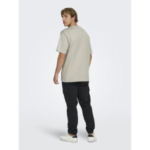 ONSFRED LIFE RLX SS TEE NOOS 261395 Silver L