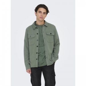 ONSNEWKODYL OVERSHIRT SWEAT NO 262142 Castor G