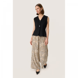 SLSHIRLEY WIDE PRINTED PANTS 303941 LEOPARD 
