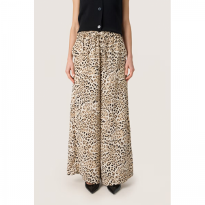 SLSHIRLEY WIDE PRINTED PANTS 303941 LEOPARD 