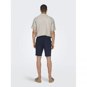 ONSLINUS 0007 COT LIN SHORTS N 187197 Dark Nav