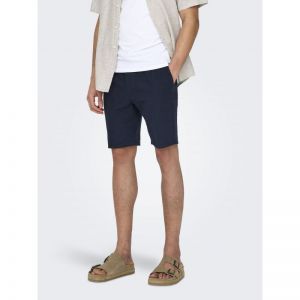ONSLINUS 0007 COT LIN SHORTS N 187197 Dark Nav