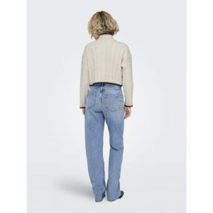 ONLCHICK STITCH LS HIGHNECK KN 189959001 Pumic