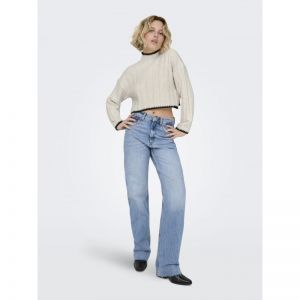 ONLCHICK STITCH LS HIGHNECK KN 189959001 Pumic