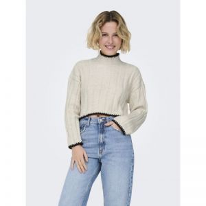 ONLCHICK STITCH LS HIGHNECK KN 189959001 Pumic