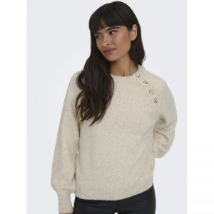 ONLEMMA LIFE LS BUTTON ONECK K 189959 Pumice S