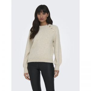 ONLEMMA LIFE LS BUTTON ONECK K 189959 Pumice S