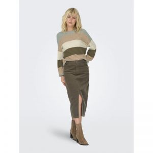 ONLMOXIE HW LONG SLIT CORD SKI 283358 Coffee Q