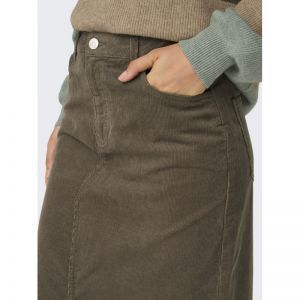 ONLMOXIE HW LONG SLIT CORD SKI 283358 Coffee Q