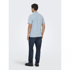 ONSDAWSON REG SS POLO SHIRT VD 214071 Blue Fog