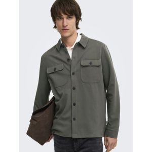 ONSNEWKODYL OVERSHIRT SWEAT NO 300541 Beluga