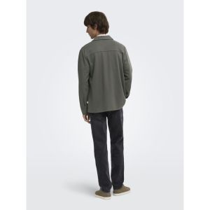 ONSNEWKODYL OVERSHIRT SWEAT NO 300541 Beluga